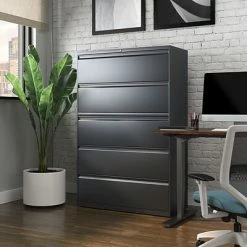 Staples Lateral Files Quill Brand® 5-Drawer Lateral File Cabinet, Locking, Letter/Legal, Charcoal, 42"W (26828D) 16 Staples Lateral Files Quill Brand® 5-Drawer Lateral File Cabinet, Locking, Letter/Legal, Charcoal, 42"W (26828D) -Deals Locks Store 2D8E243C 763D 441E BBBB375B9652AB24 s7