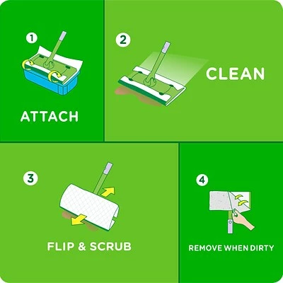 Wet Mops Swiffer Sweeper TRAP + LOCK Wet Mop Cloth, Open Window Fresh, 38/Pack (00742) 8 Wet Mops Swiffer Sweeper TRAP + LOCK Wet Mop Cloth, Open Window Fresh, 38/Pack (00742) - Image 8