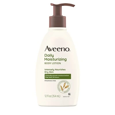 Bottled Hand Lotion Aveeno Daily Moisturizing Lotion, 12 Fl. Oz. (618886) 1 Bottled Hand Lotion Aveeno Daily Moisturizing Lotion, 12 Fl. Oz. (618886)