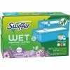 Wet Mops Swiffer Sweeper TRAP + LOCK Wet  Mop Cloth, Lavender, 38/Pack (00743)