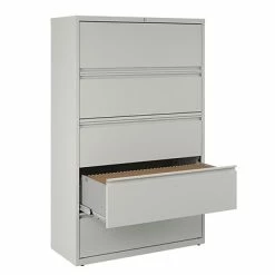 Staples Lateral Files Quill Brand® Commercial 5 File Drawers Lateral File Cabinet, Locking, Gray, Letter/Legal, 42"W (21749D) 12 Staples Lateral Files Quill Brand® Commercial 5 File Drawers Lateral File Cabinet, Locking, Gray, Letter/Legal, 42"W (21749D) -Deals Locks Store B4F6EEEF 15CE 46CB B9522A38A1DA0F90 s7