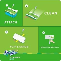 Wet Mops Swiffer Sweeper TRAP + LOCK Wet Mop Cloth, Open Window Fresh, 38/Pack (00742) 12 Wet Mops Swiffer Sweeper TRAP + LOCK Wet Mop Cloth, Open Window Fresh, 38/Pack (00742) -Deals Locks Store C2592A94 04C1 4816 A8DB9716732456F8 s7