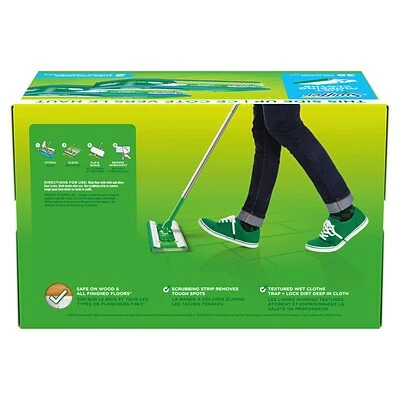 Wet Mops Swiffer Sweeper TRAP + LOCK Wet Mop Cloth, Open Window Fresh, 38/Pack (00742) 3 Wet Mops Swiffer Sweeper TRAP + LOCK Wet Mop Cloth, Open Window Fresh, 38/Pack (00742) - Image 3
