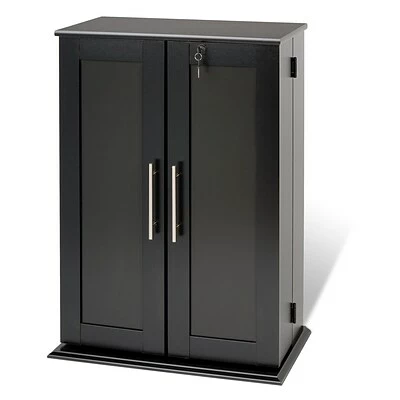 Media Storage Cabinets Prepac™ Locking Media Storage Cabinet With Shaker Doors, Black 1 Media Storage Cabinets Prepac™ Locking Media Storage Cabinet With Shaker Doors, Black