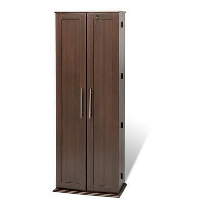 Media Storage Cabinets Prepac™ Grande Locking Media Storage Cabinet With Shaker Doors, Espresso 2 Media Storage Cabinets Prepac™ Grande Locking Media Storage Cabinet With Shaker Doors, Espresso - Image 2