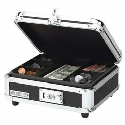 Cash Boxes Vaultz® Locking Cash Box, Black -Deals Locks Store m001418215 s7