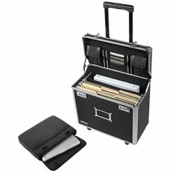 File Storage Vaultz Metal Mobile Business Case, Legal, Black (VZ00636)