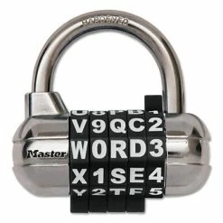 Master Lock® Combination Padlock Master Lock Password Plus Combination Lock, Silver 8 Master Lock® Combination Padlock Master Lock Password Plus Combination Lock, Silver -Deals Locks Store m001572497 s7