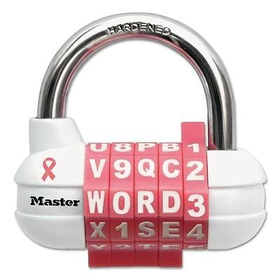 Master Lock® Combination Padlock Master Lock Password Plus Combination Lock, Silver 5 Master Lock® Combination Padlock Master Lock Password Plus Combination Lock, Silver - Image 5