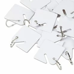 Auto Service Key Tags SecurIt Replacement Keytags, 20 Blank Tags, White -Deals Locks Store m001572831 s7