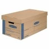 Bankers Box® File Storage Bankers Box® SmoothMove DividerBox 10.375" X 12.75" Moving Box, White/Blue (FEL0065901)
