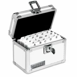 Index Card Files Vaultz®, Locking 3" X 5" Index Card File, White (VZ00174)