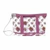 Bags/Totes Vaultz® Locking Zipper Tote Bag, Pink/Purple Floral (VZ00679)