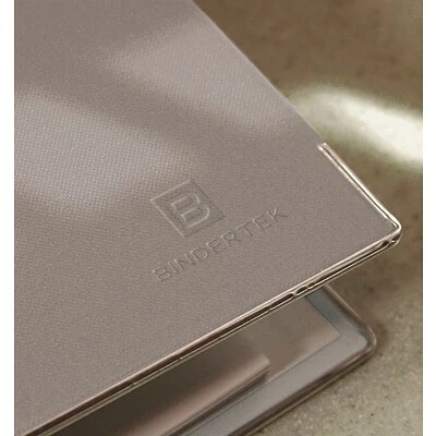 Binders Bindertek Premium 3" 2-Ring Non-View Binder, Yellow (EFN-YE) 5 Binders Bindertek Premium 3" 2-Ring Non-View Binder, Yellow (EFN-YE) - Image 5