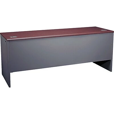 Office Desks HON® 38000 Series Steel Kneespace Credenza With Locks, Charcoal, 72"W X 24"D X 29 1/2"H 2 Office Desks HON® 38000 Series Steel Kneespace Credenza With Locks, Charcoal, 72"W X 24"D X 29 1/2"H - Image 2