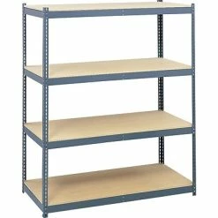 Safco 4-Shelves Steel Pack Archival Shelving, 69", Gray (5260)