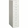 Staples Vertical File Cabinets Quill Brand® 5 File Drawers Vertical File Cabinet, Locking, Gray, Letter, 26.5"D (21918D)