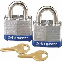 Master Caster Master Lock® High-Security Padlocks, Large, 2/Pack (Keyed Alike)
