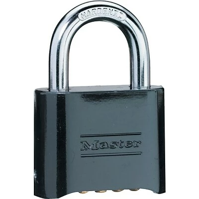 Master Lock® Combination Padlocks, Die Cast, Settable Combination, 6/Box 2 Master Lock® Combination Padlocks, Die Cast, Settable Combination, 6/Box - Image 2