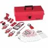 Locking Systems Master Lock® Safety Series™ 1457E410KA Personal Lockout Kit, Red