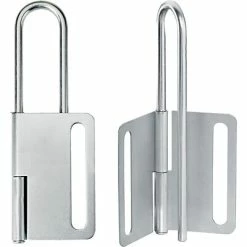 Lockout Devices Master Lock® Safety Series™ 419 Lockout Hasp, Silver