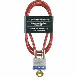 Locking System Master Lock® 719D Laminated Steel Cable Lock