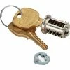 File Cabinet Accessories HON® Lock Core Kit For Metal, Chrome, Chrome, 1/2"H X 1/2"W X 3/4"D