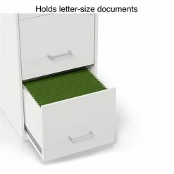 Staples File Cabinets Quill Brand® 3-Drawer Vertical File Cabinet, Locking, Letter, White, 18"D (52144) -Deals Locks Store s1212886 s7