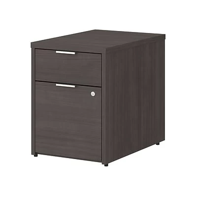 File Cabinets Bush Business Furniture Jamestown 2-Drawer Vertical File Cabinet, Locking, Letter/Legal, Storm Gray, 23.66" (JTF116SGSU) 1 File Cabinets Bush Business Furniture Jamestown 2-Drawer Vertical File Cabinet, Locking, Letter/Legal, Storm Gray, 23.66" (JTF116SGSU)