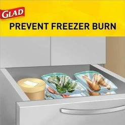 Storage Bags Glad® Zipper Freezer Bags, Gallon, 15 Bags/Box (57034) 11 Storage Bags Glad® Zipper Freezer Bags, Gallon, 15 Bags/Box (57034) -Deals Locks Store sp103680582 s7