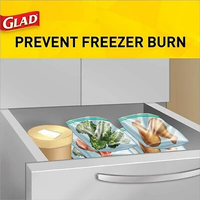 Storage Bags Glad® Zipper Freezer Bags, Gallon, 15 Bags/Box (57034) 5 Storage Bags Glad® Zipper Freezer Bags, Gallon, 15 Bags/Box (57034) - Image 5