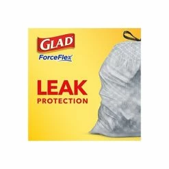Glad® ForceFlex Tall Kitchen Drawstring Trash Bags, 13 Gallon, Fresh Clean Scent With Febreze Freshness, 80 Count (78899) -Deals Locks Store sp103681268 s7