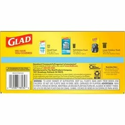 Glad® ForceFlex Tall Kitchen Drawstring Trash Bags, 13 Gallon, Fresh Clean Scent With Febreze Freshness, 80 Count (78899) -Deals Locks Store sp103681339 s7