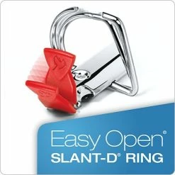 Cardinal® SuperLife™ Pro EasyOpen® ClearVue™ Locking Slant-D Ring Binders, 1-1/2" Capacity, Black -Deals Locks Store sp112495936 s7
