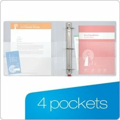 Binders Cardinal Premier ClearVue 2" 3-Ring Locking View Binder, White (10320) 11 Binders Cardinal Premier ClearVue 2" 3-Ring Locking View Binder, White (10320) -Deals Locks Store sp112495982 s7