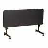 Training Room Tables Correll 24"W X 48"L Laminate Top Adjustable Training Table Black Granite (FT2448-07)