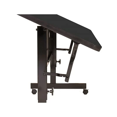 Training Room Tables Correll 24"W X 72"L Laminate Top Adjustable Training Table Black Granite (FT2472-07) 3 Training Room Tables Correll 24"W X 72"L Laminate Top Adjustable Training Table Black Granite (FT2472-07) - Image 3