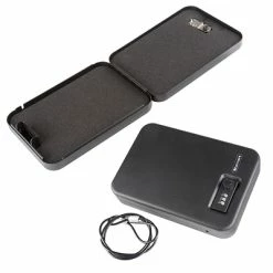 Trademark Global Safes & Secure Storage Stalwart 0.05 Cubic Foot Combination Lock Portable Gun Safe, Steel (M200006) -Deals Locks Store sp14172148 s7