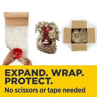 Kraft Paper Rolls Scotch™ Cushion Lock™ Expanding Protective Wrap, Tan, 12 In X 30 Ft (PCW-1230) 2 Kraft Paper Rolls Scotch™ Cushion Lock™ Expanding Protective Wrap, Tan, 12 In X 30 Ft (PCW-1230) - Image 2