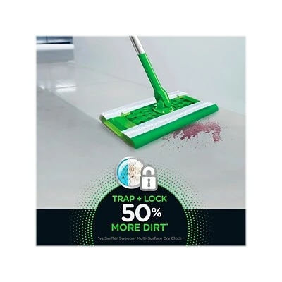 Wet Mops Swiffer Sweeper TRAP + LOCK Heavy Duty Wep Mop Refill Cloth, Fresh Scent, 20/Pack (80342975) 2 Wet Mops Swiffer Sweeper TRAP + LOCK Heavy Duty Wep Mop Refill Cloth, Fresh Scent, 20/Pack (80342975) - Image 2