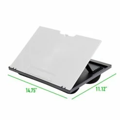 Lap Desks Mind Reader 14.76" X 11.3" Plastic Lap Desk, White/Black (LTADJUST-WHT) 9 Lap Desks Mind Reader 14.76" X 11.3" Plastic Lap Desk, White/Black (LTADJUST-WHT) -Deals Locks Store sp155205792 s7