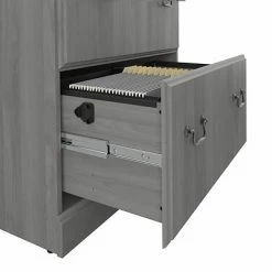 Lateral Files Bush Furniture Saratoga 2-Drawer Lateral File Cabinet, Locking, Modern Gray (EX45854-03) -Deals Locks Store sp163409873 s7