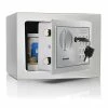 Safes & Secure Storage Honeywell Steel Standard Safe With Keypad Lock, White, 0.15 Cu. Ft. (5605W)