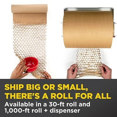 Kraft Paper Rolls Scotch™ Cushion Lock™ Expanding Protective Wrap, Tan, 12 In X 30 Ft (PCW-1230) 7 Kraft Paper Rolls Scotch™ Cushion Lock™ Expanding Protective Wrap, Tan, 12 In X 30 Ft (PCW-1230) - Image 7