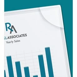 Binder Accessories Avery Corner Lock, 3-Hole Punched Plastic Sleeves, Heavyweight, 8-1/2” X 11”, Clear, 4/Pack (72269) -Deals Locks Store sp170351446 s7