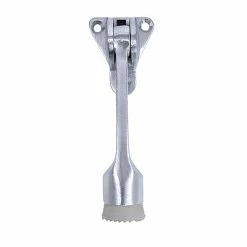 Tell Manufacturing Doorstops Tell Kick Down Door Holder,Satin Chrome Finish 26D, Triangle Base (DT100008)