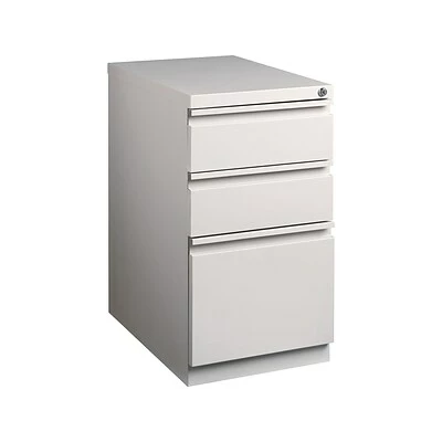 Vertical File Cabinets Quill Brand® 3-Drawer Vertical File Cabinet, Locking, Letter, Putty/Beige, 22.88"D (25168D) 2 Vertical File Cabinets Quill Brand® 3-Drawer Vertical File Cabinet, Locking, Letter, Putty/Beige, 22.88"D (25168D) - Image 2