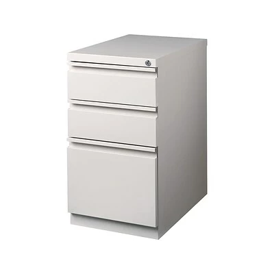 Vertical File Cabinets Quill Brand® 3-Drawer Vertical File Cabinet, Locking, Letter, Putty/Beige, 22.88"D (25168D) 3 Vertical File Cabinets Quill Brand® 3-Drawer Vertical File Cabinet, Locking, Letter, Putty/Beige, 22.88"D (25168D) - Image 3
