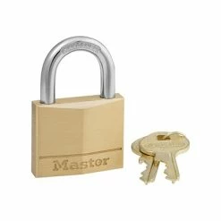 Padlocks Master Lock Key Padlock, 4/Box (140D)