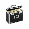 Find It File Storage Vaultz Locking File Box, Letter Size, Black (VZ01187)